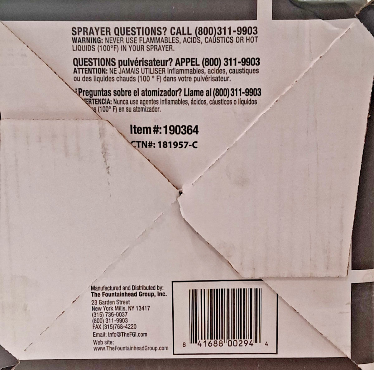 Smith Polyethylene Performance Sprayer 2 Gal Chemical Safe 190364