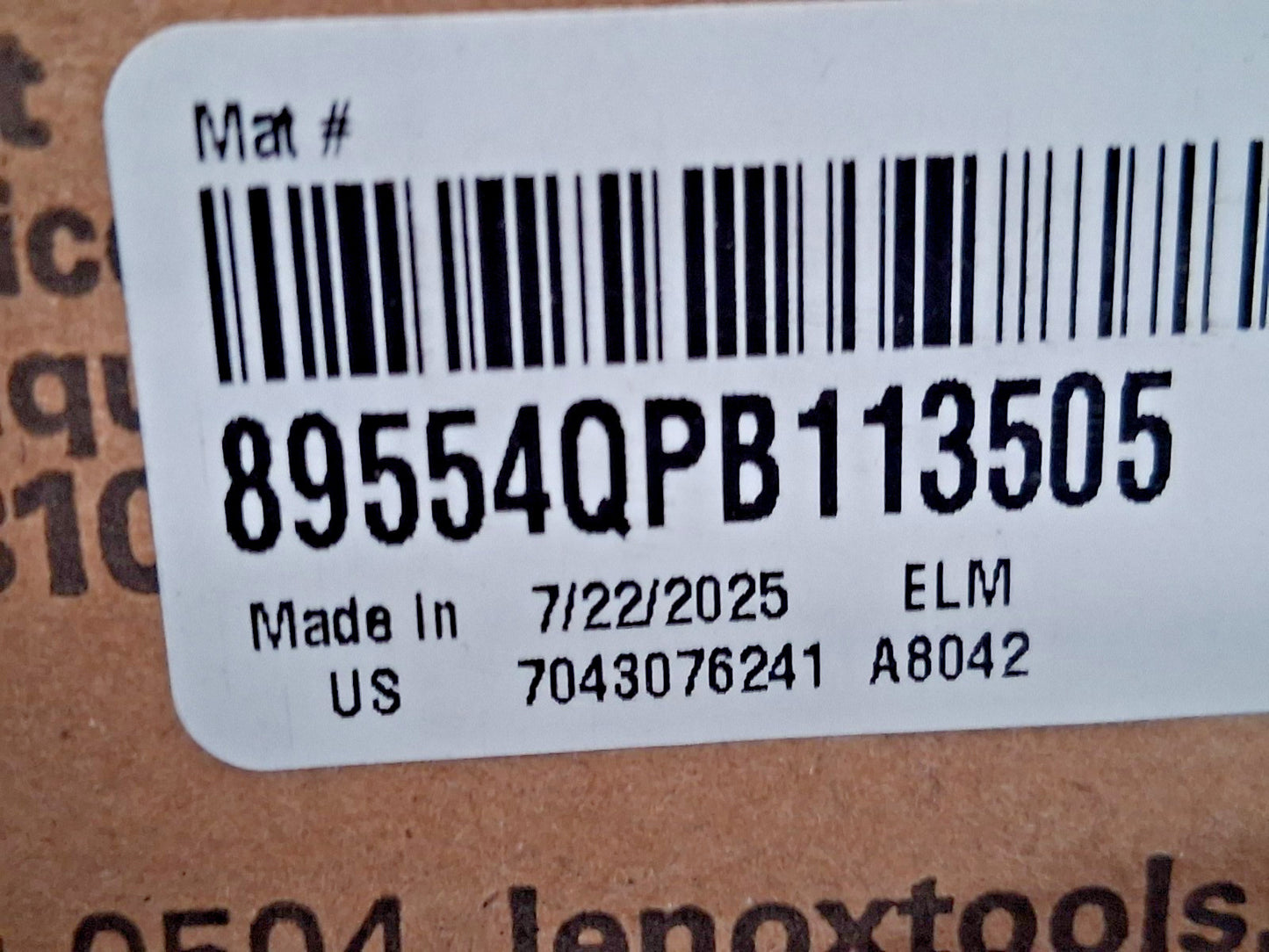 Lenox Welded Bandsaw Blades 11' 6 Long x 1-1/4" Wide x 3 to 4 TPI 8955
