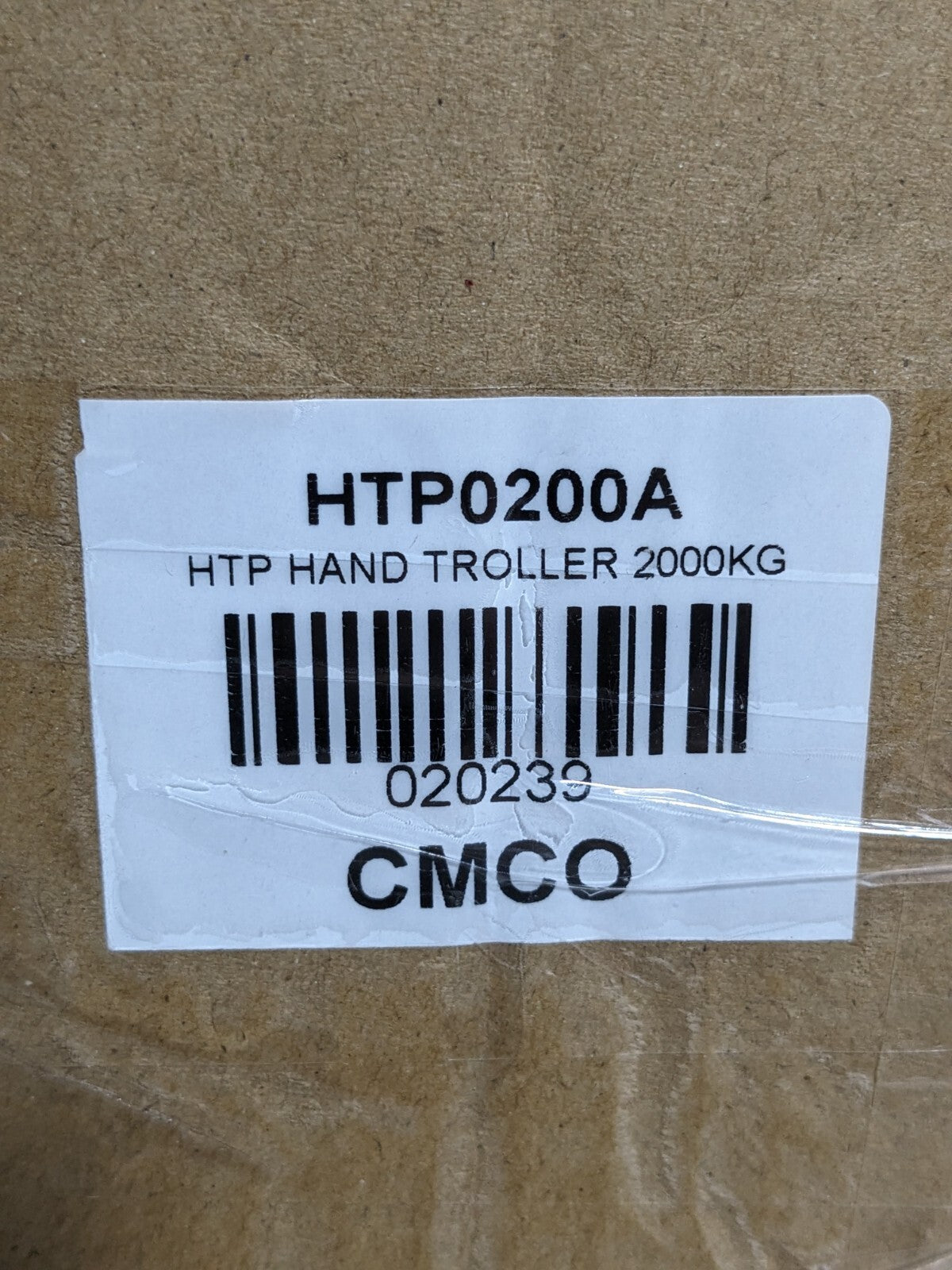 CM Plain Push Driven Trolley 2 Ton Load Capacity HTP0200A
