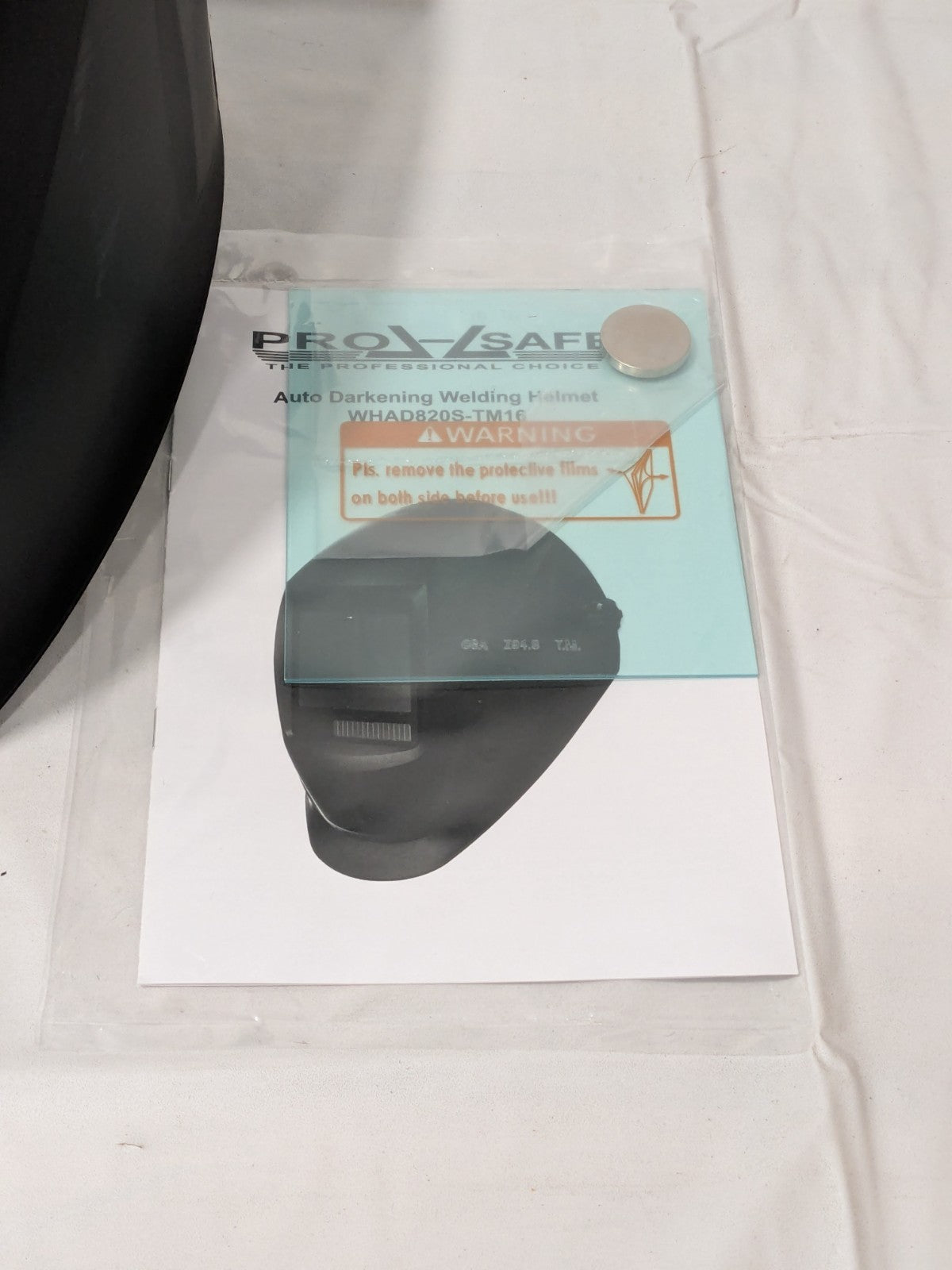 Pro-Safe Auto Darkening Welding Helmet Shade 9 to 13 WHAD820S-TM16