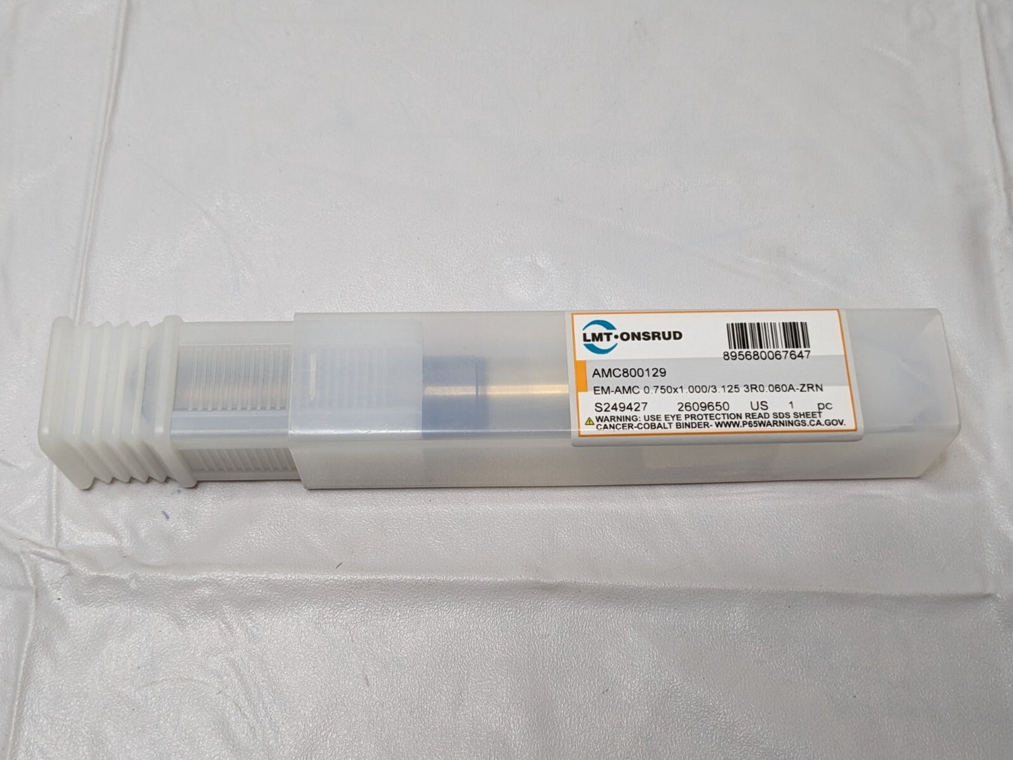 LMT ONSRUD Carbide End Mill 0.750"Dia X 1"LOC X 6"OAL X 0.060&quo