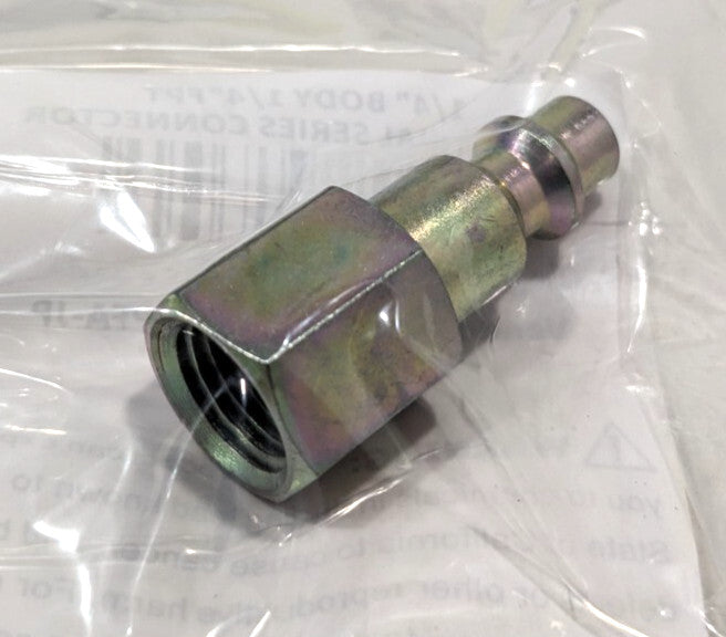 Pneumatic Hose Male Connector 1/4" FNPT x 1/4" Body 80219561