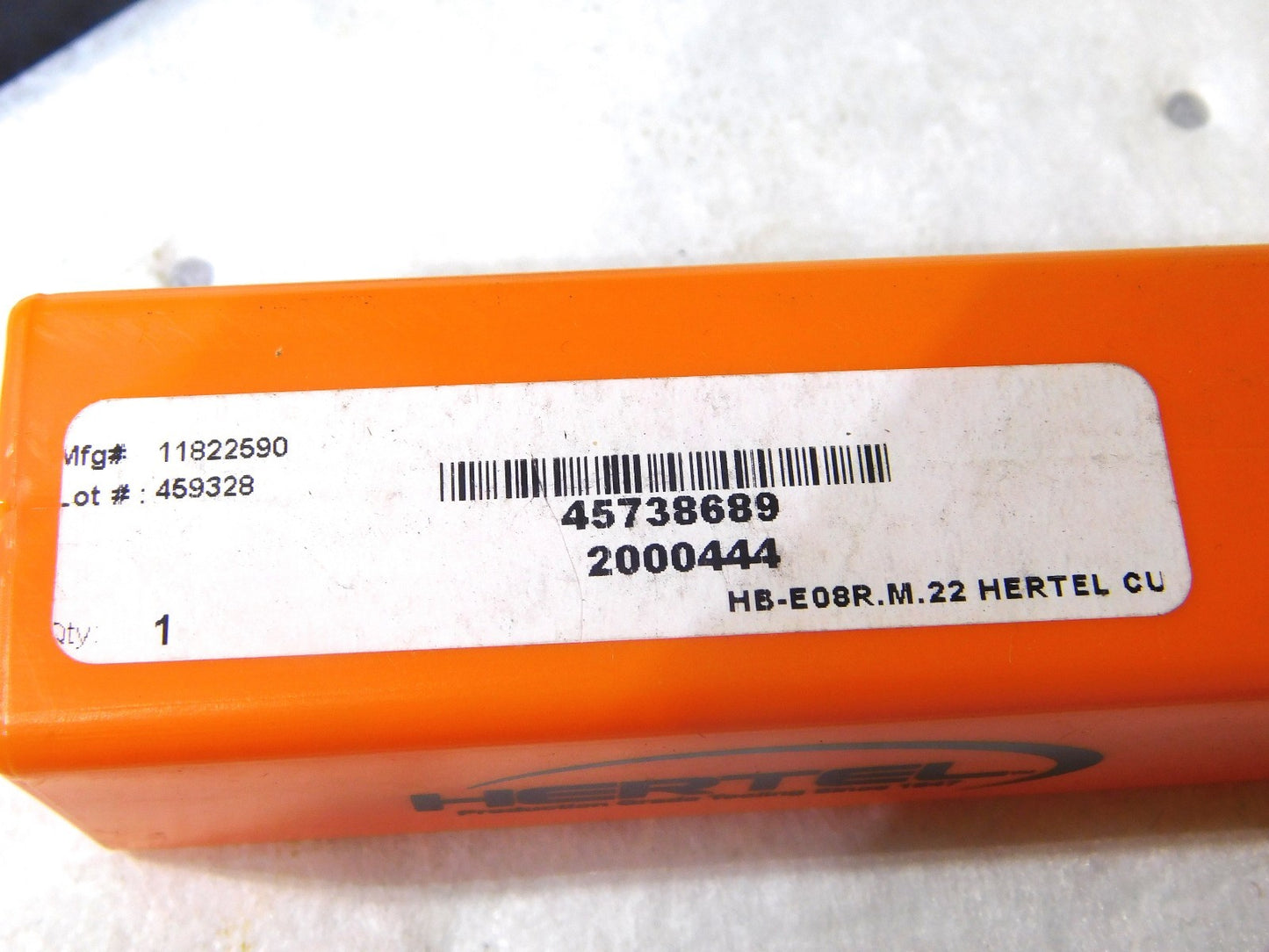 Hertel Indexible Cut-Off Toolholder 1.18 Max DOC 1/2 Shank Dia 6 OAL 2000444