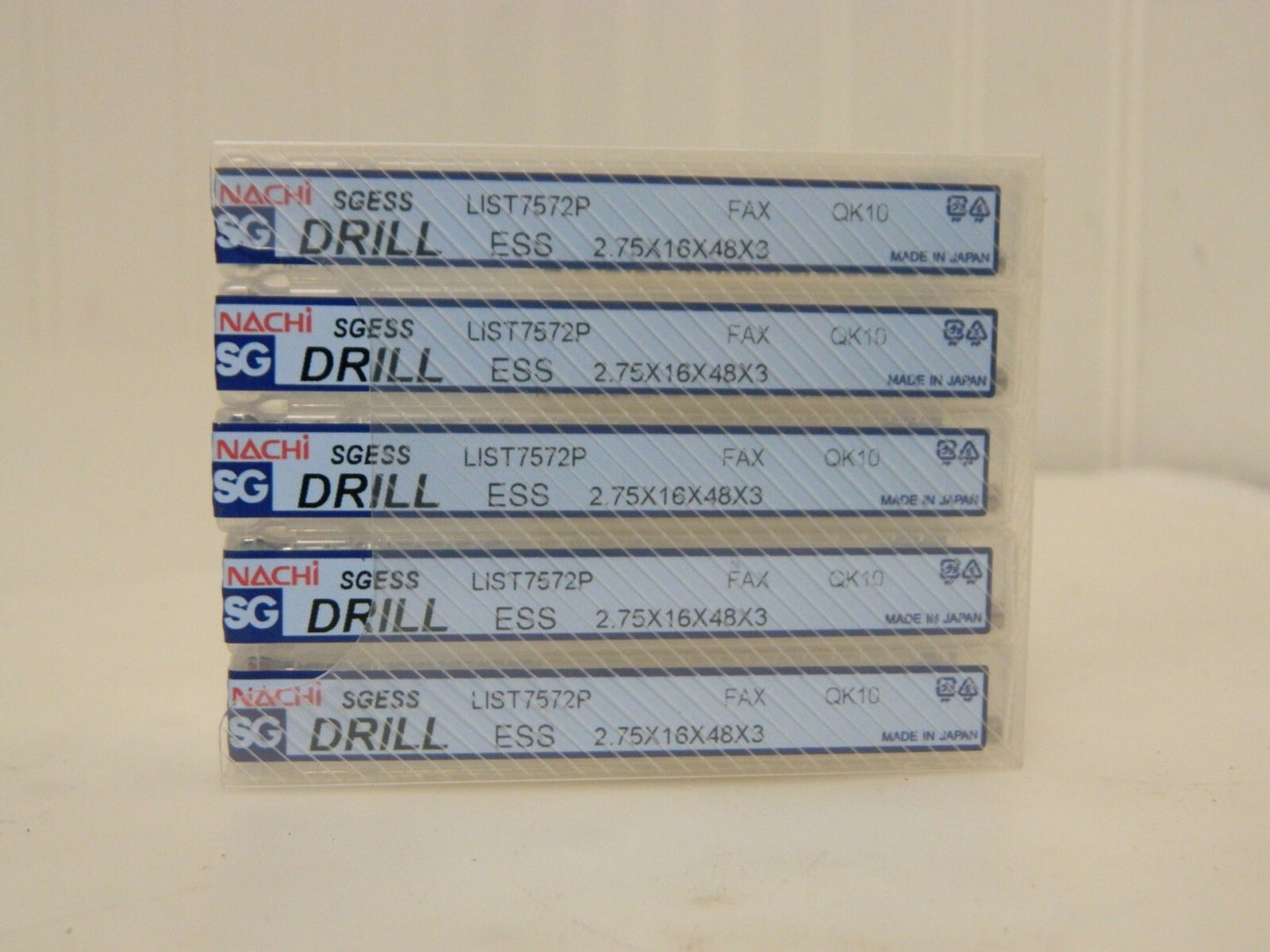 Nachi SGESS Drill List7572P 1.75x16x48x3 Qty 10 0575513