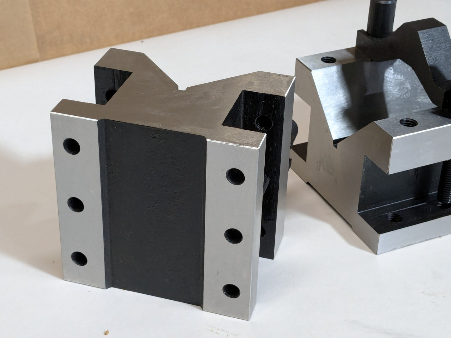 Precision V-Block and Clamp Set 2-9/16" Max. Capacity 90 Degree Angle 420-5440