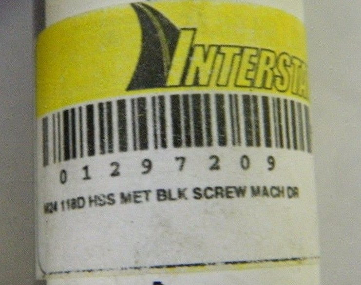 Interstate 01297209 0.9449" 118° Hss Screw Machine Length Jobber Drill Bit