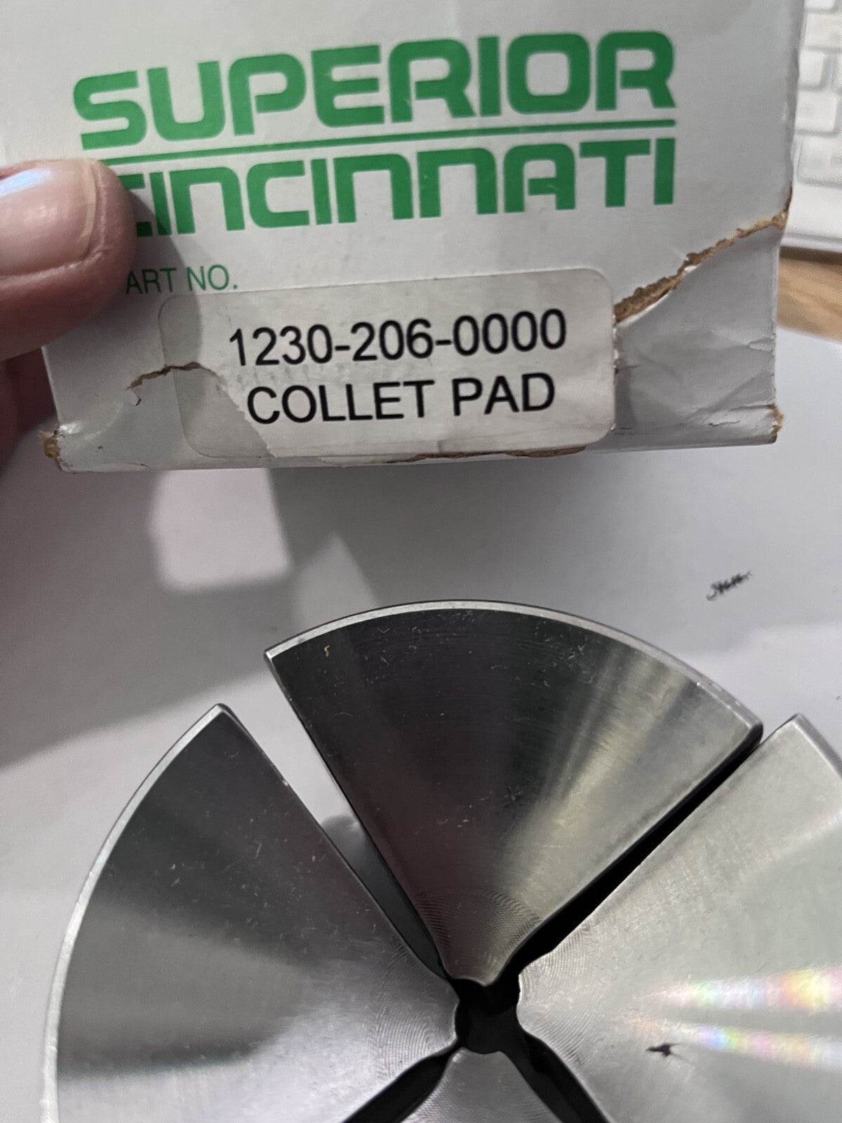 Superior Cincinnati Emergency Collet Pad 1230-206-0000