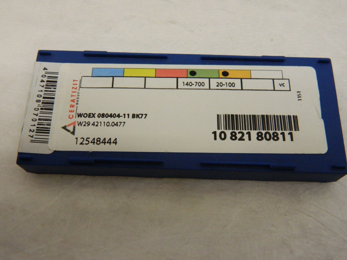 KOMET Woex 080404-11 BK77 Indexable Inserts QTY 10 W29421100477