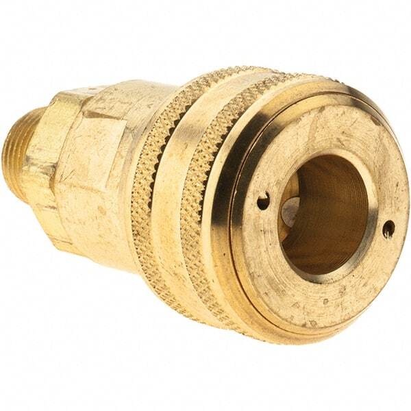 EATON 2pk Pneumatic Hose Coupling: 1/2 Thread, 1/2 Body Dia BD-727815