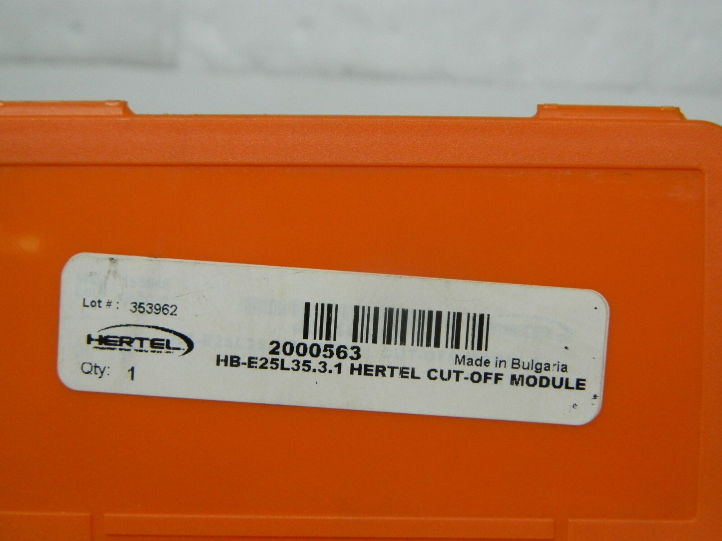 Hertel Indexible Cutoff & Grooving Module 35mm Max DOC LH HB-E25L35.3.1 20000563
