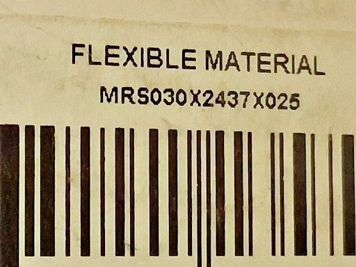 Mag-Mate Flexible Magnetic Sheet 25Ft L x 24-3/8 W x 1/32" thick MRS030X243