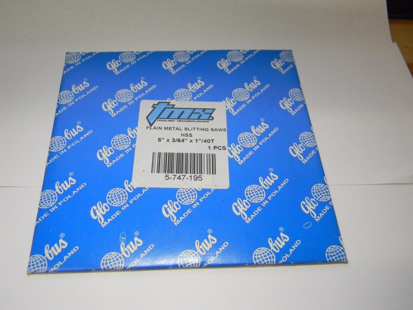 TMX 5" x 3/64" x 1" 40 Tooth Slitting and Slotting Saw 5-747-195