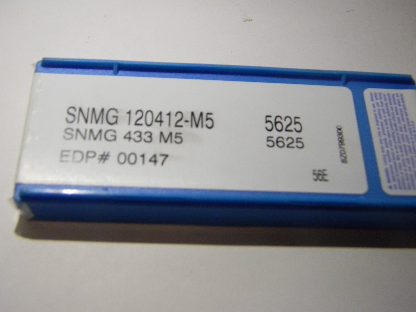 Valenite Carbide Turning Inserts SNMG 433 M5 SNMG120412 Grade 5626 Qty 10 00147