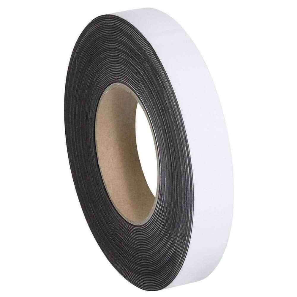 Warehouse Labels, Magnetic Rolls, 1" x 50', White LH120