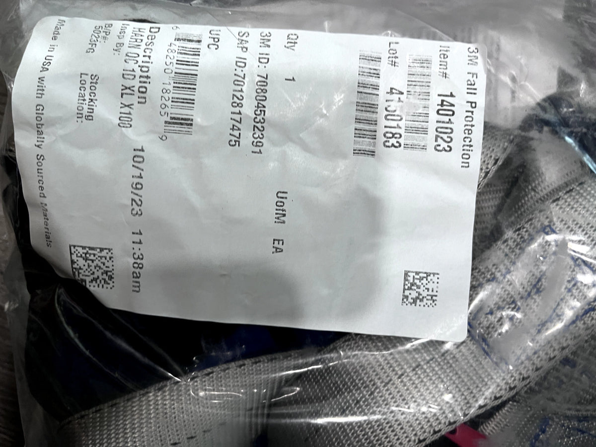 DBI-SALA Fall Protection Harnesses: 420 Lb, Vest Style, Size X-Large 1401023