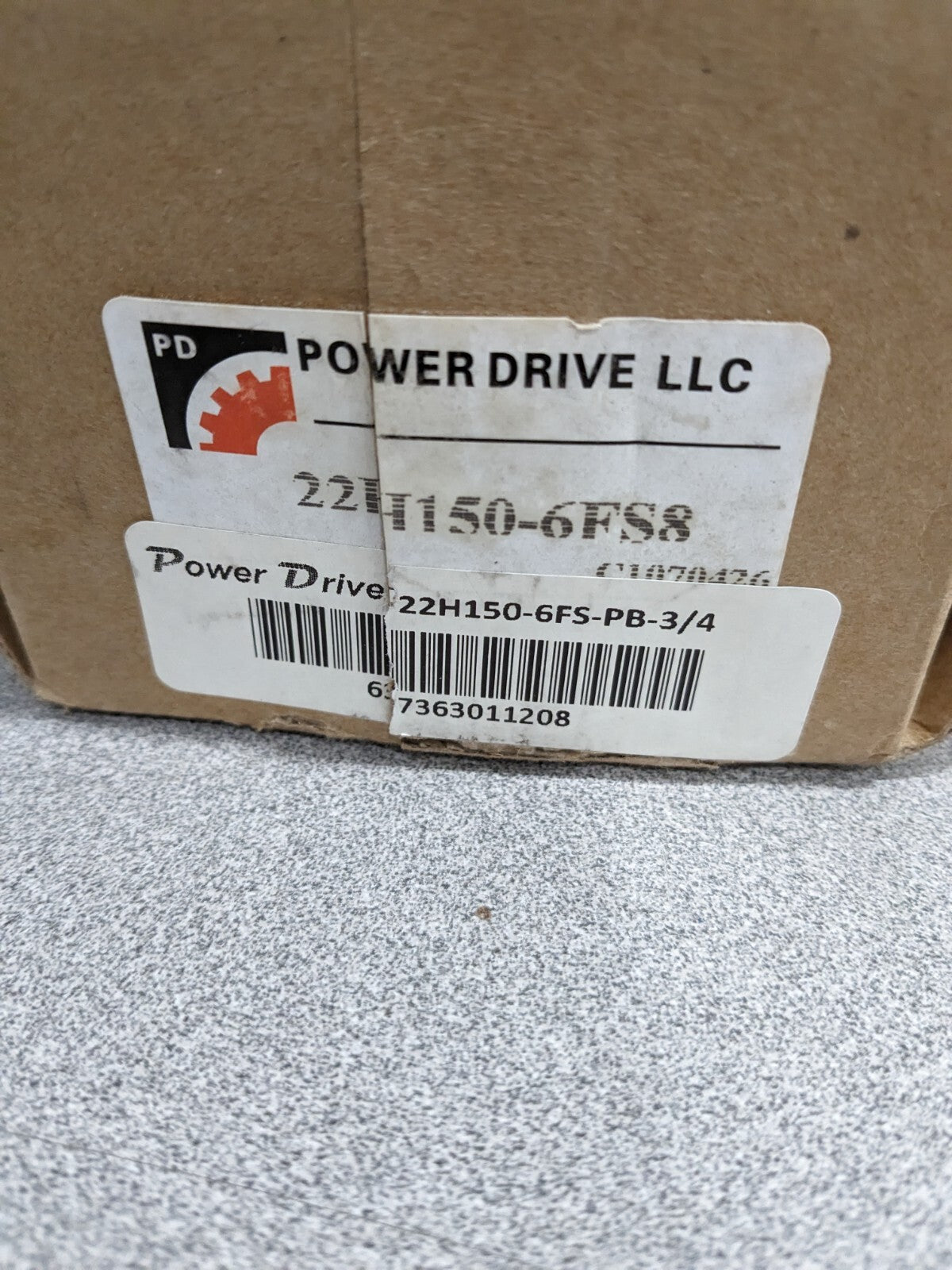 Timing Belt Pulley 22 Tooth, 3/4" Inside x 3.447" Outside Diam 22H1506FSPB3/4