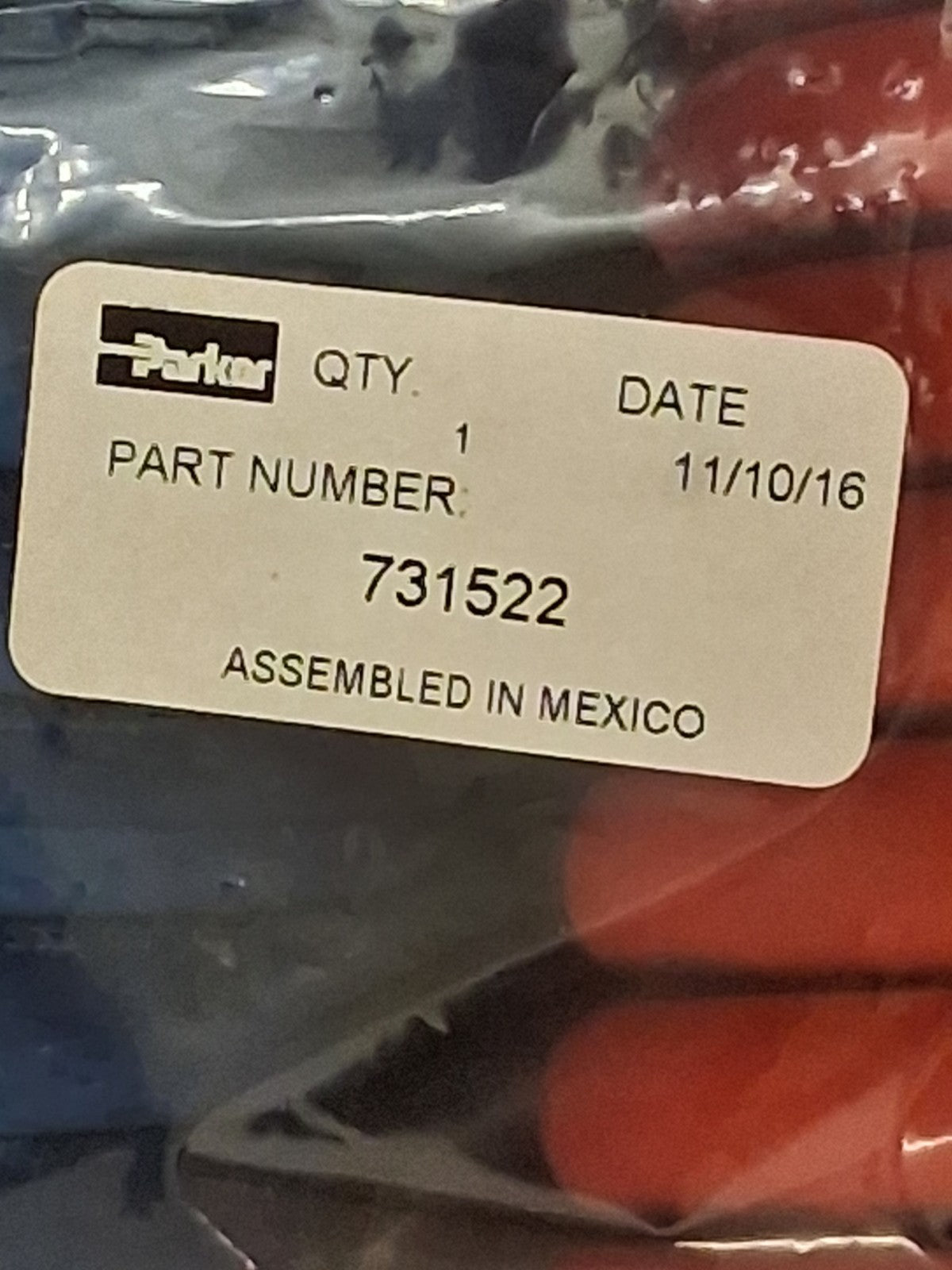 Parker Coiled & Self Storing Hose 3/8" ID 15Ft Long QTY2 731522