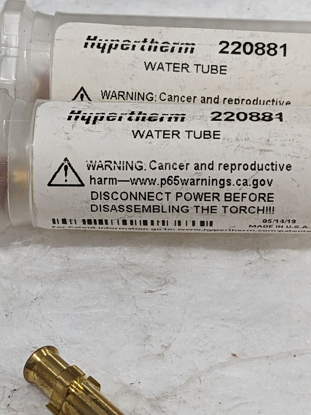 Hypertherm Water Tube Assembly, Hpr 800A Electrode Qty 3 220881