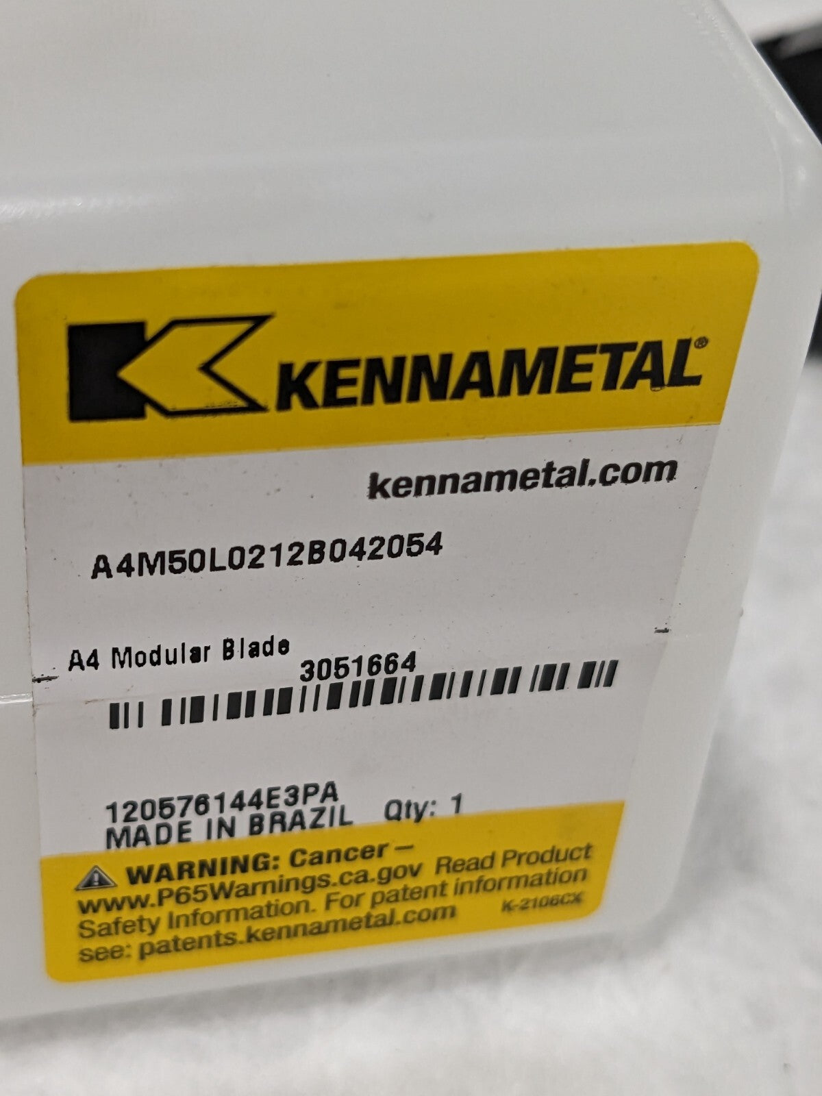 KENNAMETAL Indexable Grooving Blade: Left Hand, 0.079" Min Width 3051664