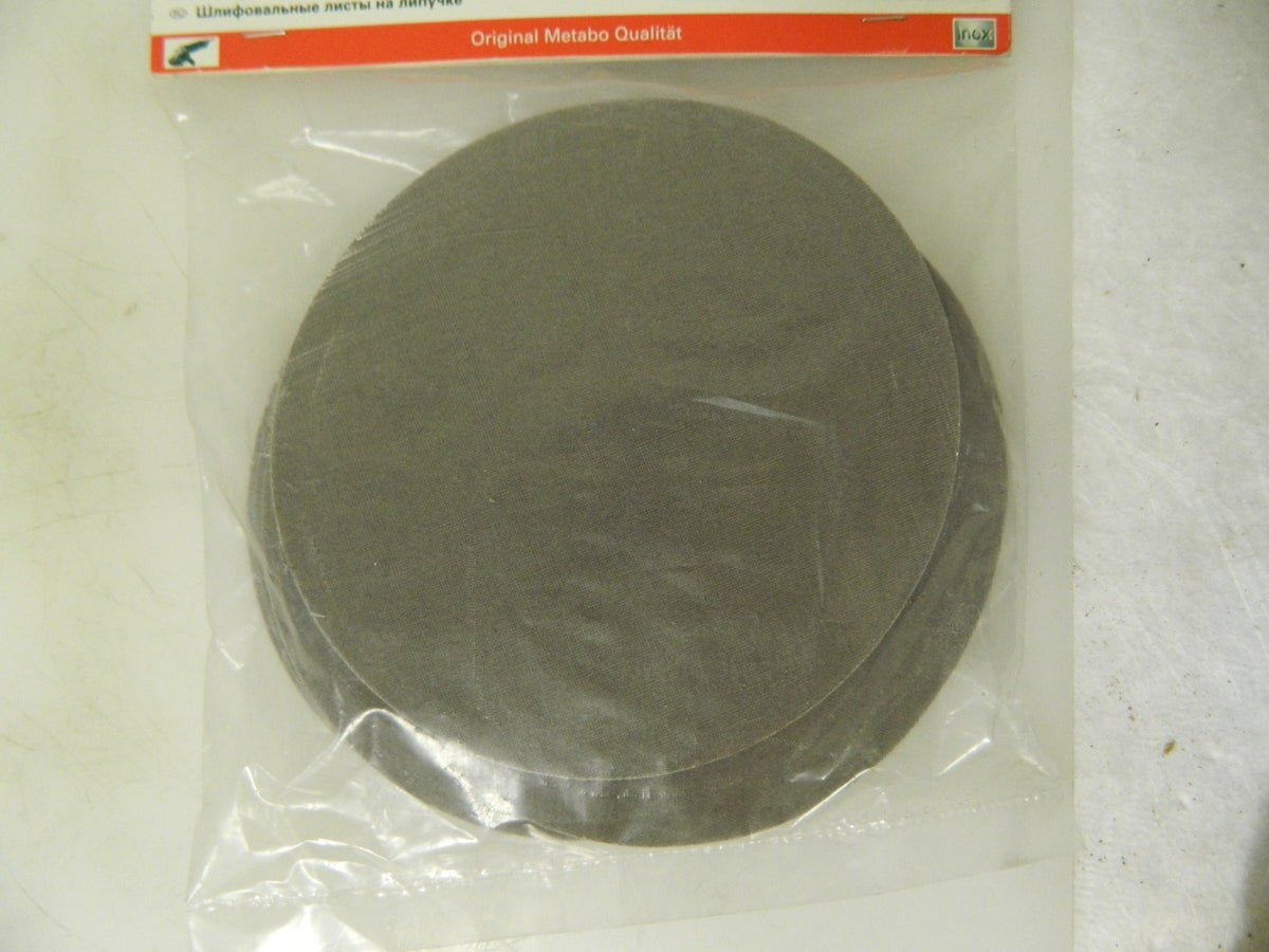 Metabo 5" Diam Pyramid Hook and Loop Sanding Discs QTY 5 P280 626372000