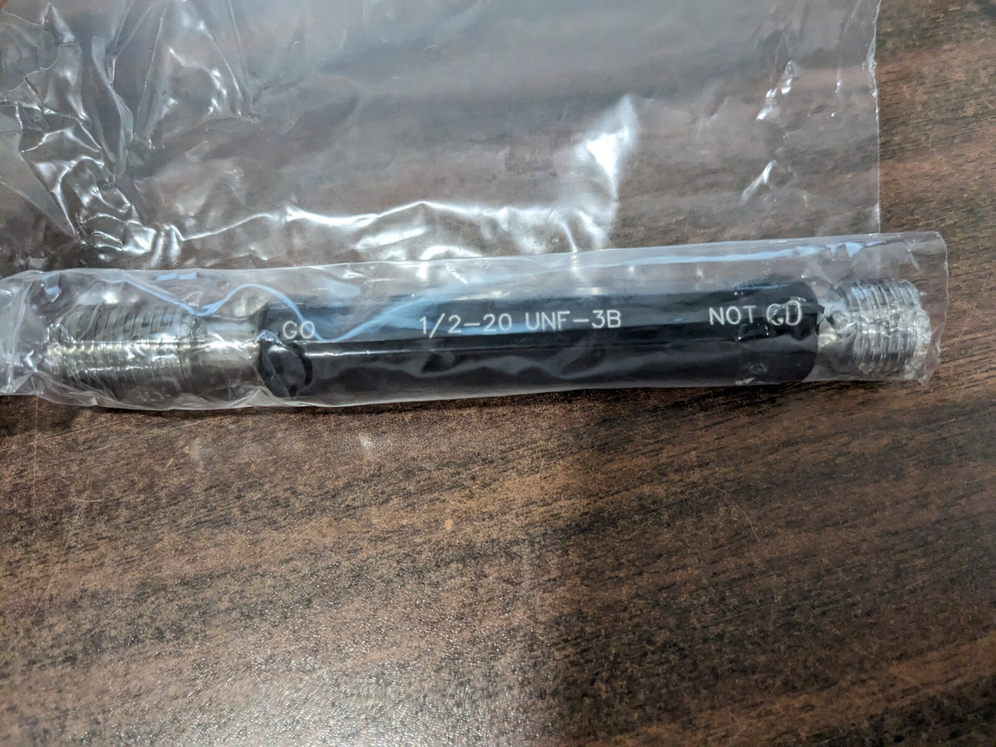 SPI Plug Thread Gage 1/2-20 Thread 3B Class Double End Go & No Go 34-402-8