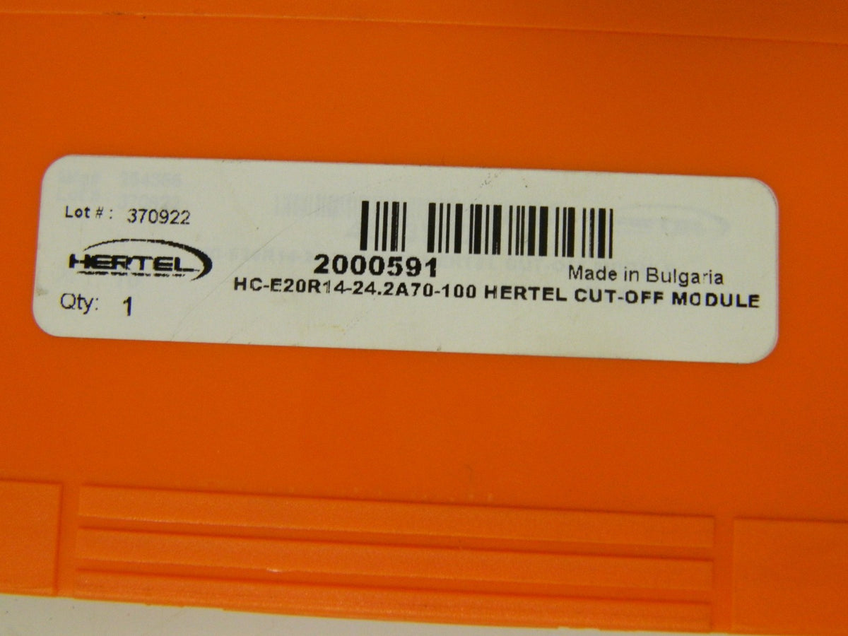 Hertel Cut-Off Module Right Hand HC-E20R14-24.2A70-100 2000591