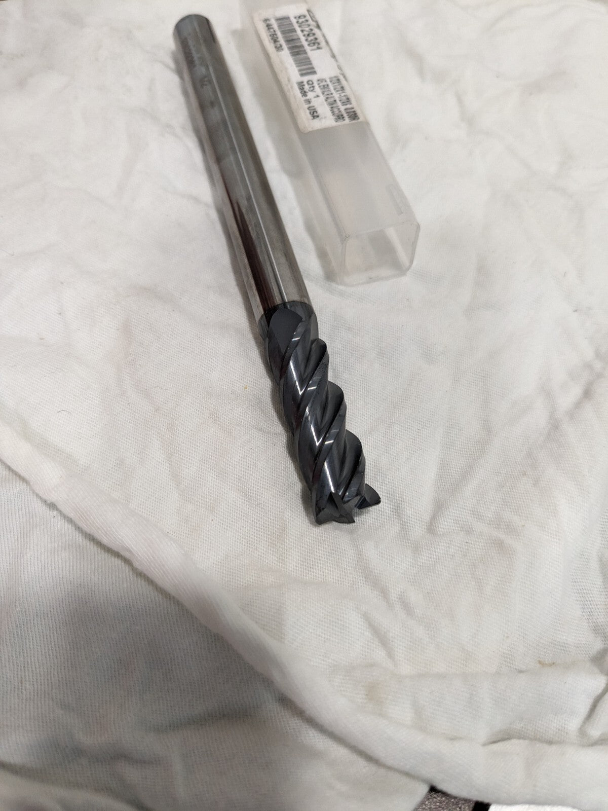 ACCUPRO Corner Radius End Mill: 1/2" Dia, 1-1/2" LOC 4 Fl solid carbide 12183740