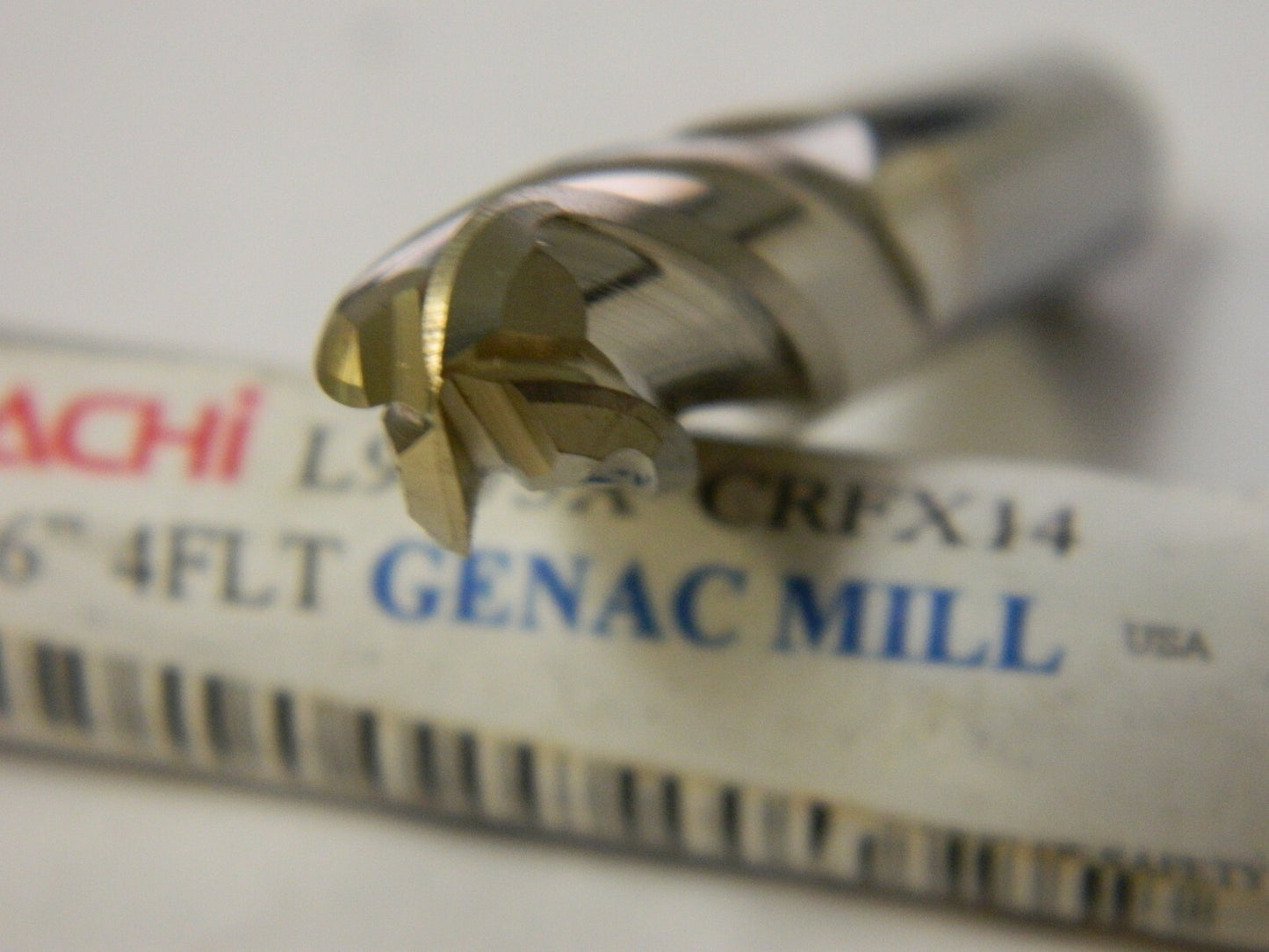 Nachi 4 Flute Carbide End Mill 7/16" X 7/16" X 1" 4FL BN SG CTD