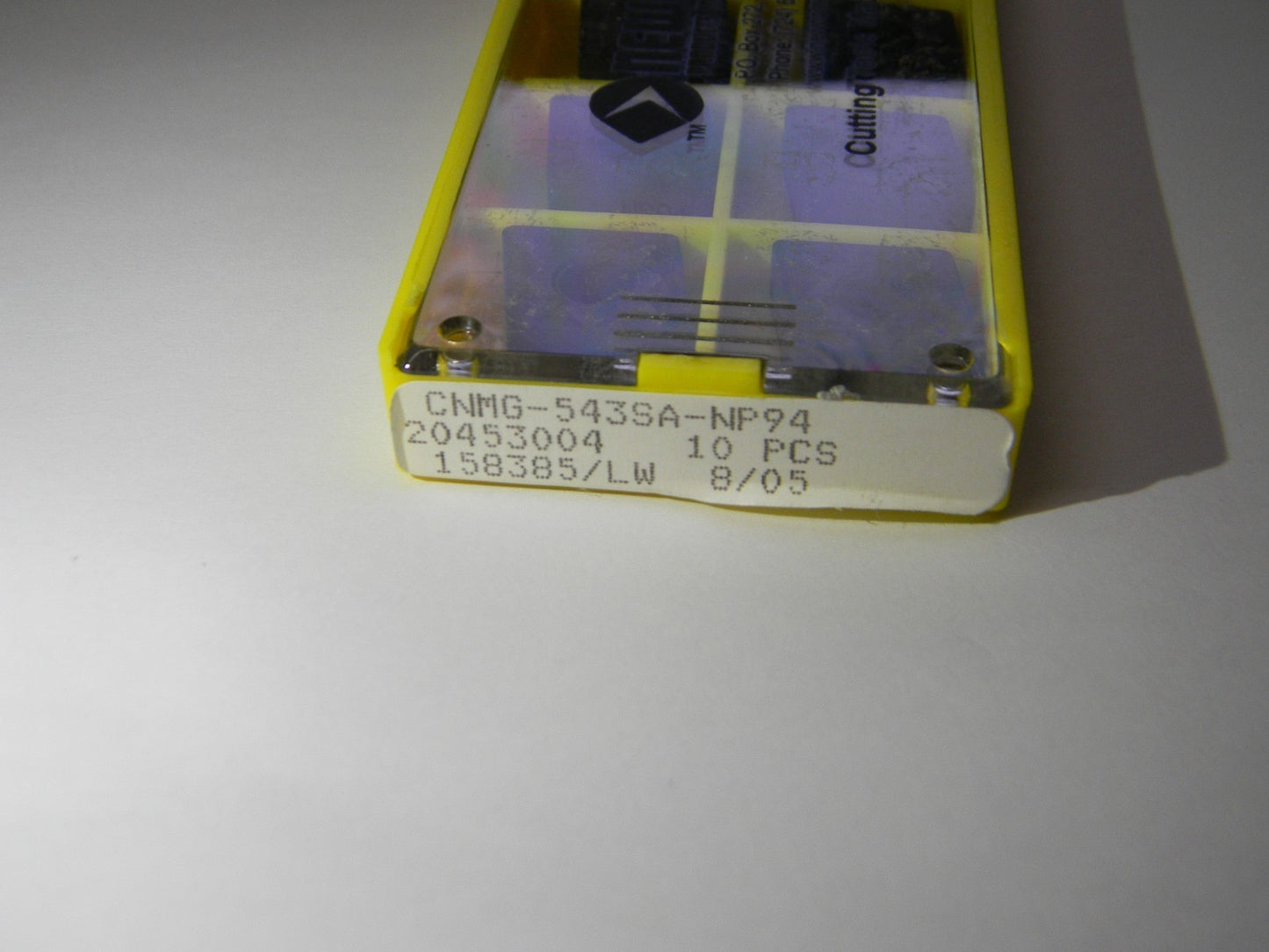Newcomer Carbide Inserts CNMG543SA Grade NP94 QTY 10 20453004