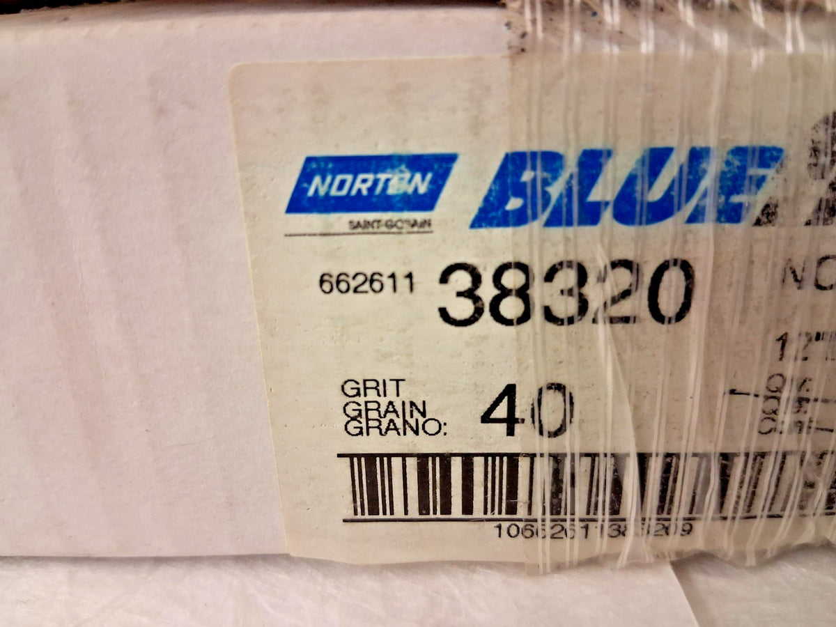 Norton 12" Dia Zirconia Alumina PSA Discs 40Grit QTY15 66261138320