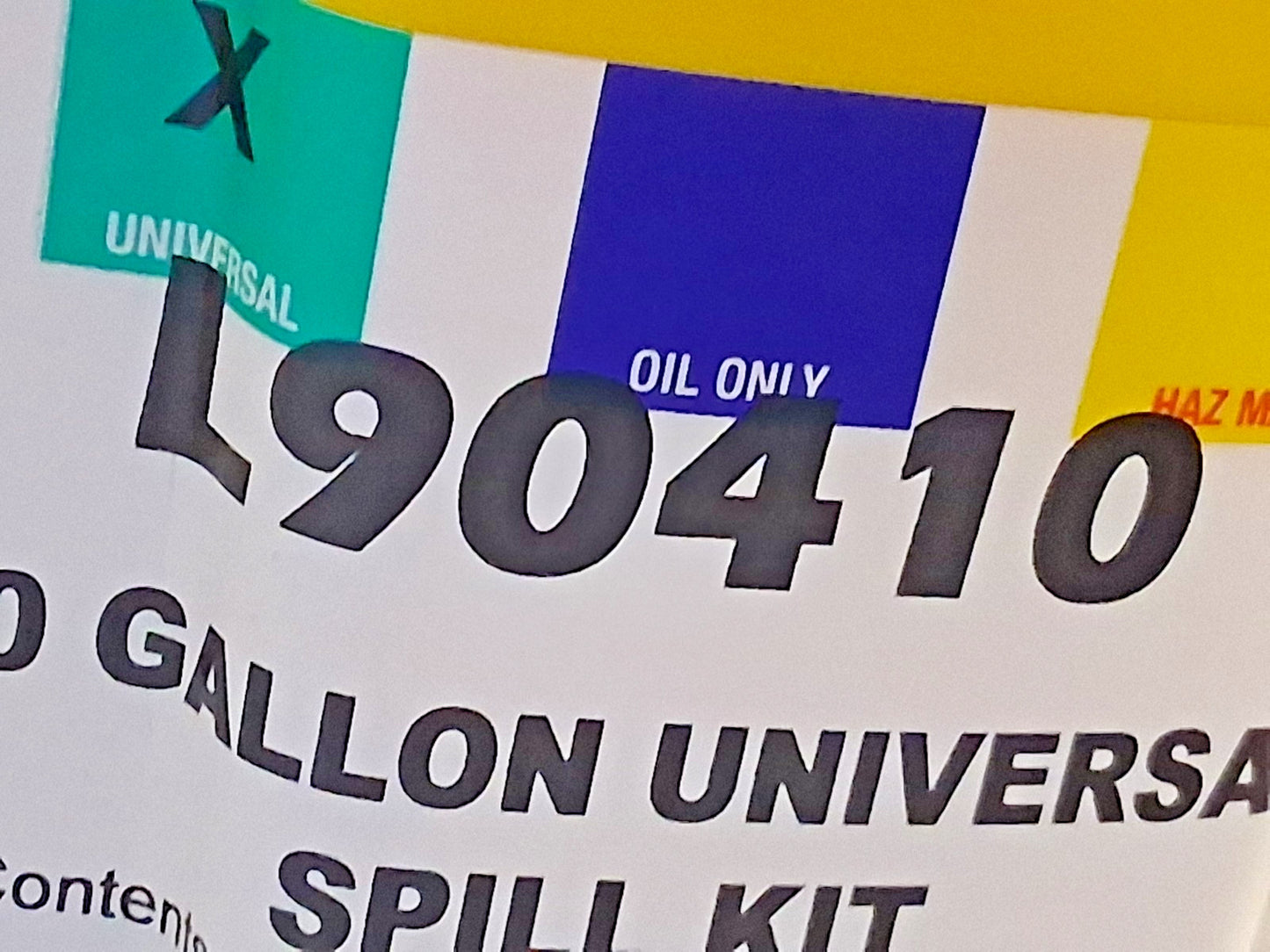 Oil-Dri 20 Gal Capacity Universal Spill Kit L90410