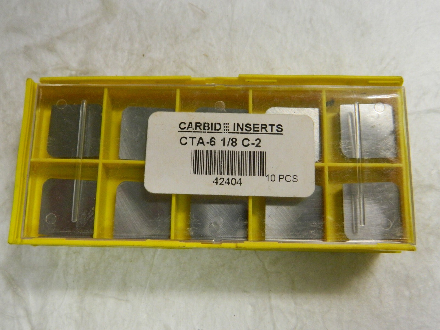 Michigan Drill CTA-6 1/8 C-2 Carbide Inserts Qty. 10 42404 RL