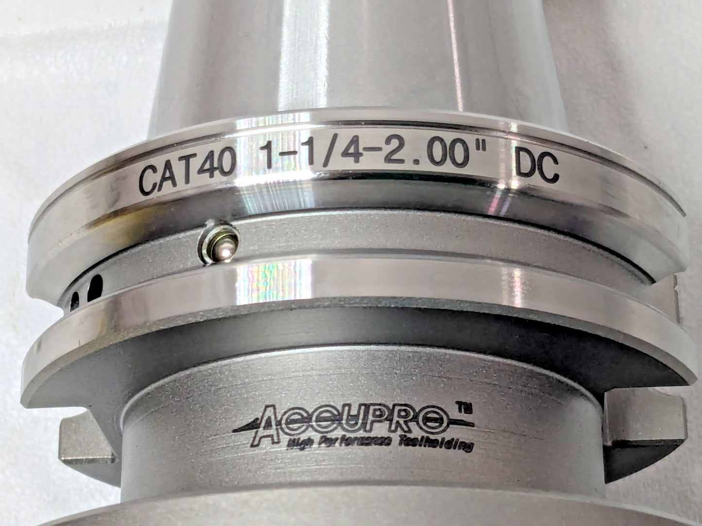 Accupro Shell Mill Holder CAT40 Dual Contact Taper Shank 1.25" Pilot 771200