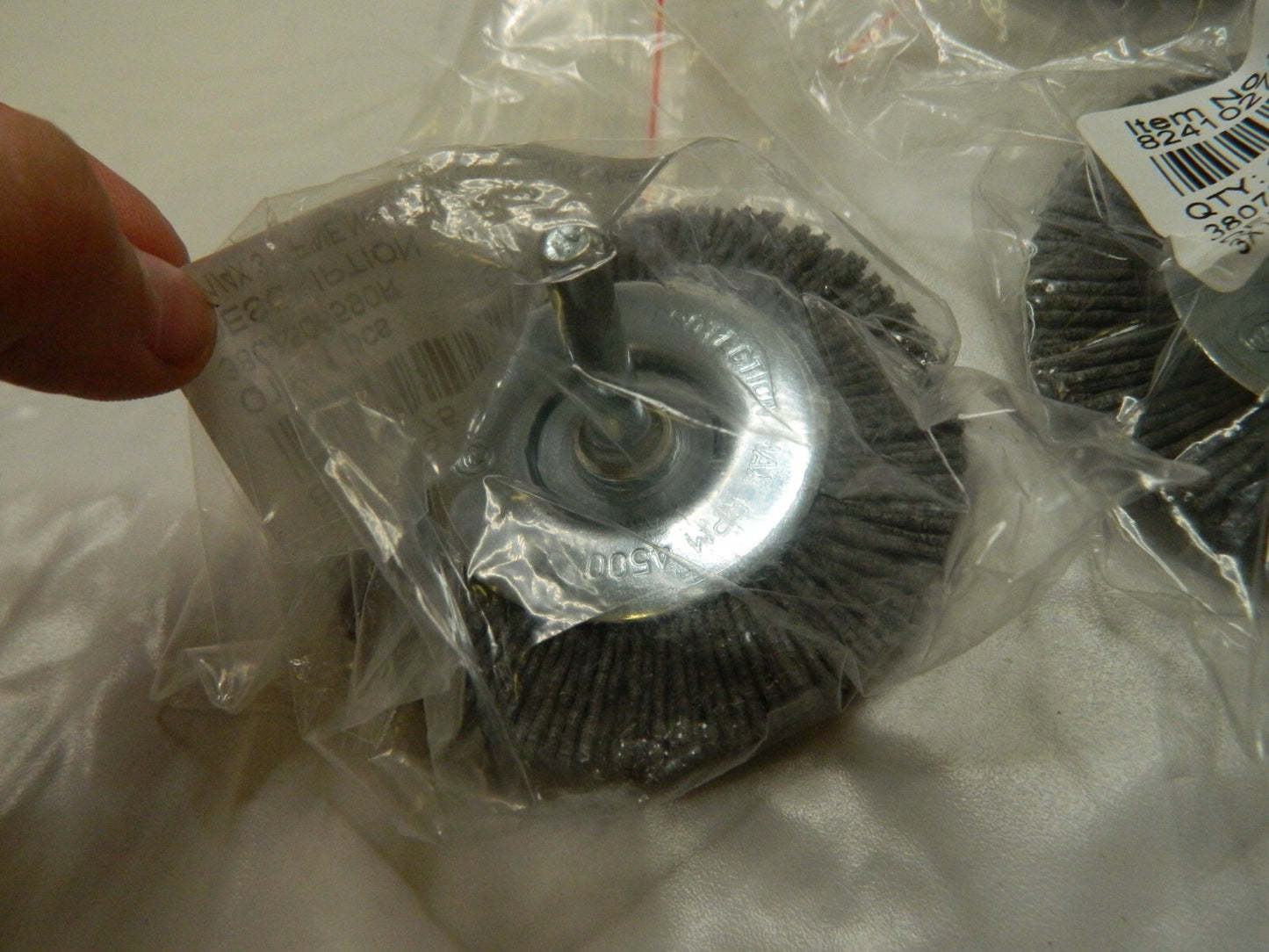 Wheel Brush lot of 6: 3" Wheel Dia, Crimped 3807506590R
