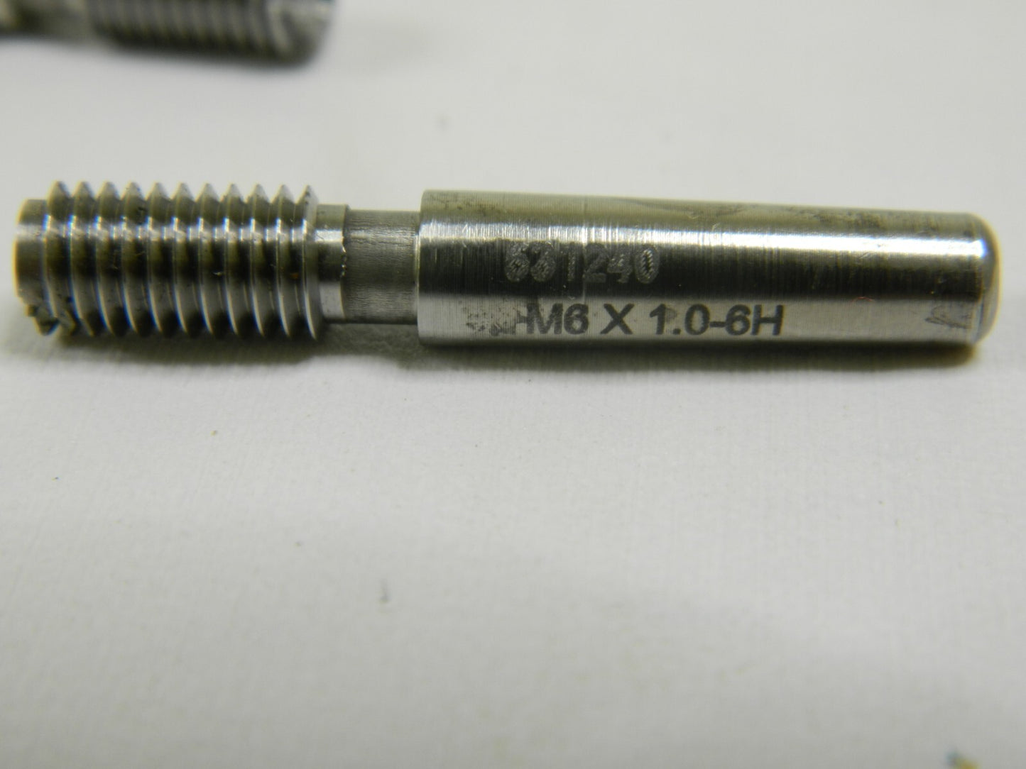 GF GAGE Plug Thread Gage M6x1.00 Thread, 6H Class, Single End, Go Qty 2 55318513