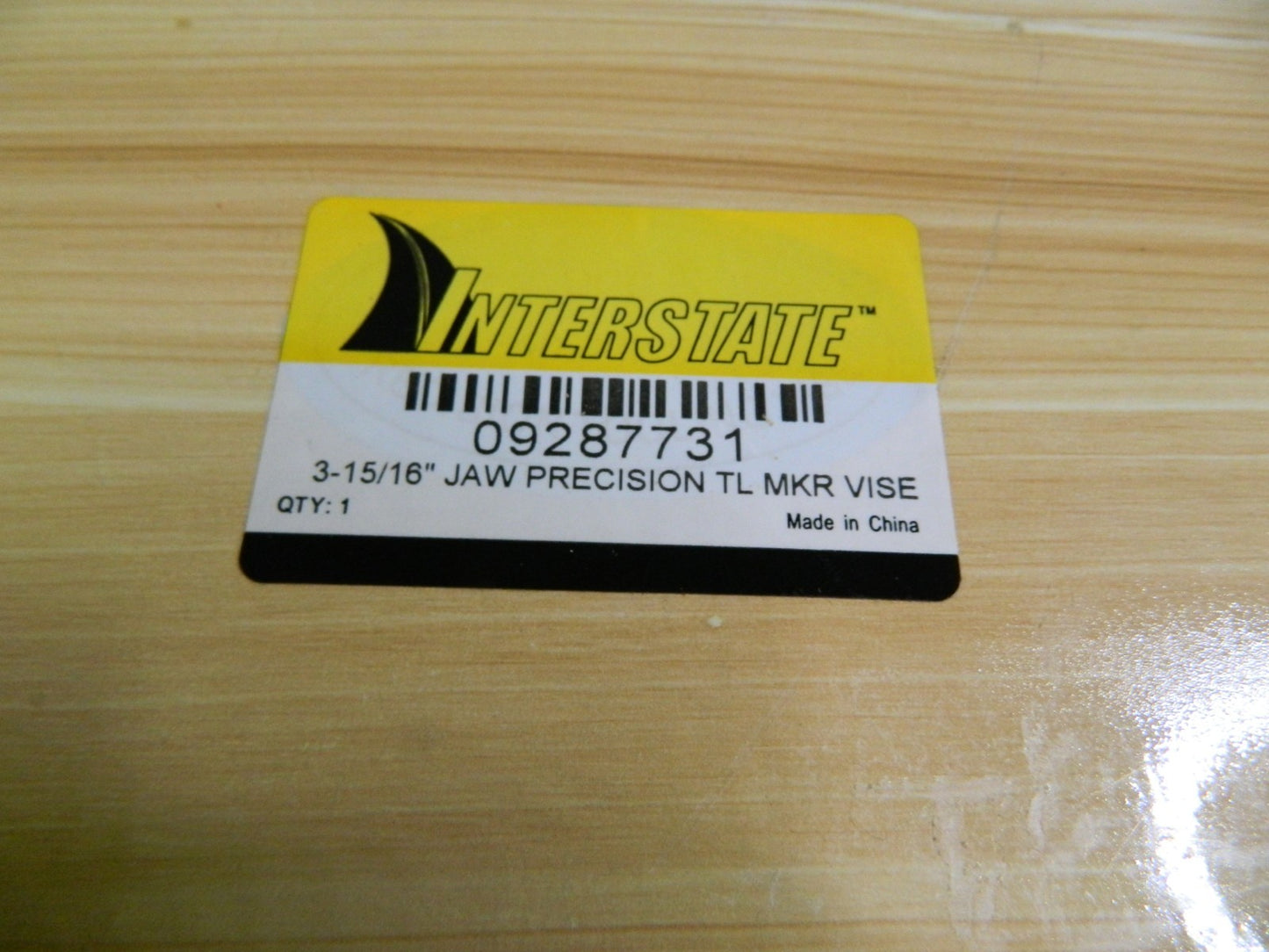 Interstate Toolmaker's Vise 3-15/16" Width 4-15/16" Opening 09287
