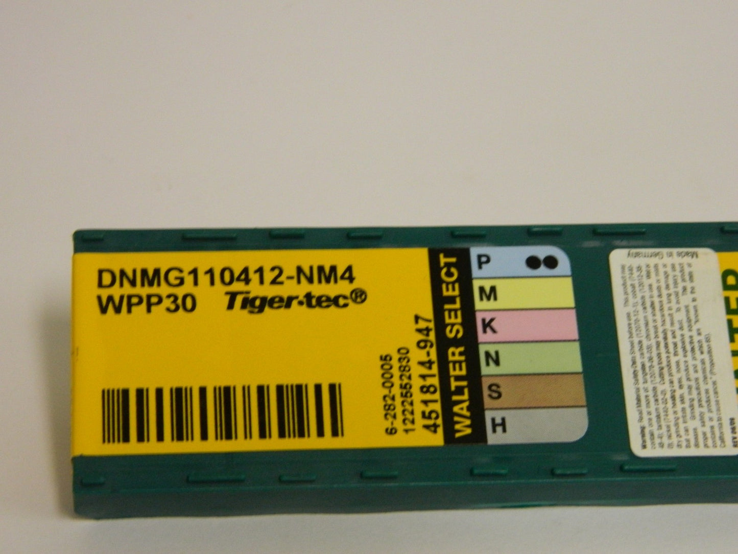 Walter DNMG333 NM4 WPP30 Grade Carbide Turning Insert QTY 10 5092408