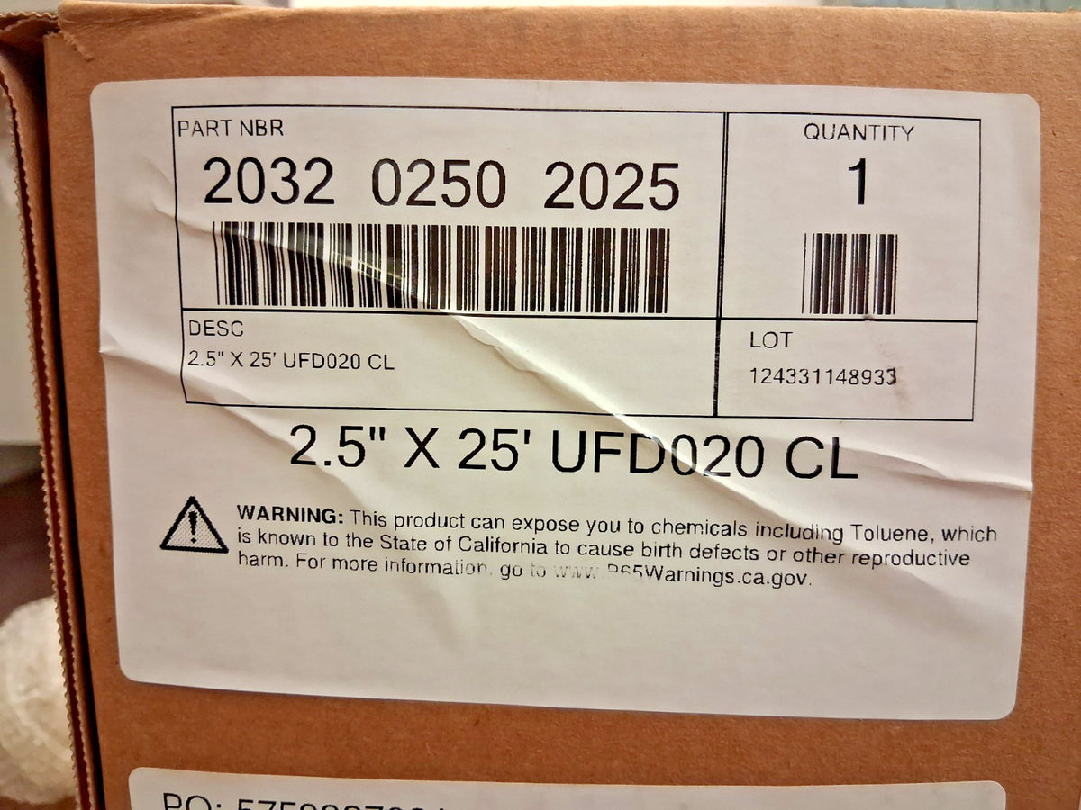 Hi-Tech Duravent Vacuum Duct Hose 2-1/2" ID 25PSI 203202502025