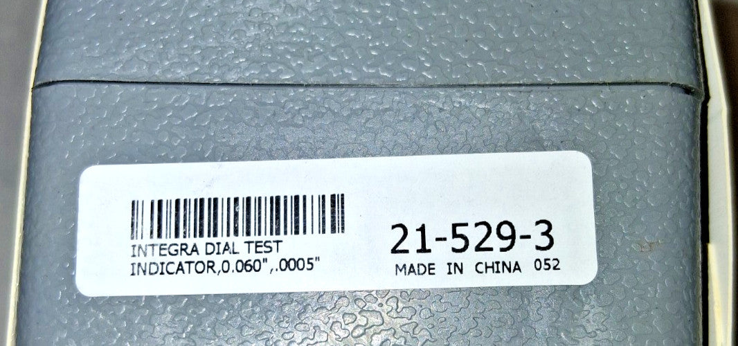 SPI Dial Test Indicator 0 to 0.0600" 0-15-0 0.0008" Accuracy 21-529-3