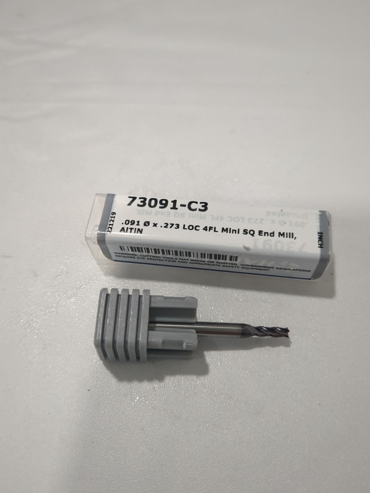 HARVEY TOOL Square End Mill: 2.30 mm Dia 4 Fl Solid Carbide 73091-C3