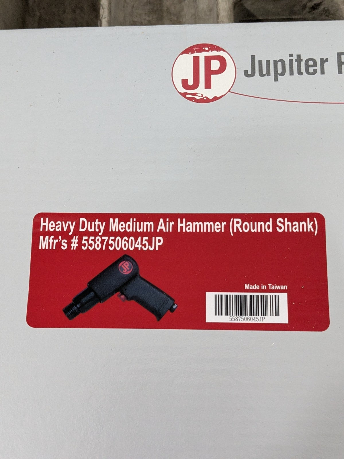Jupiter Pneumatics Chiseling Hammer 3,200 BPM, 2-5/8" Stroke Length 5587506045JP