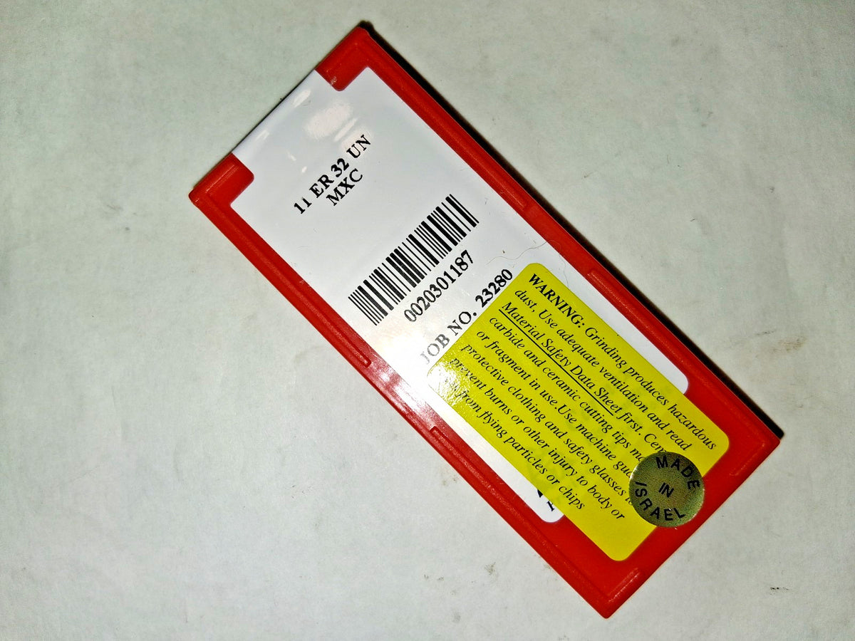 Carmex Laydown Threading Insert 1/4"IC 32T C5 EXT Carbide 20301187