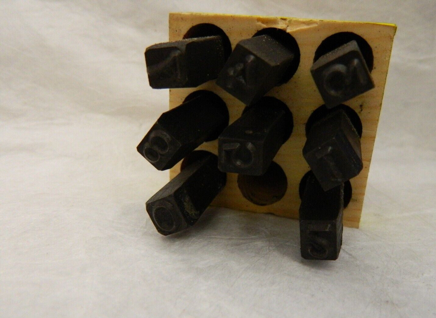 Pro 8 Piece, 1/4" Character Steel Stamp Set incomplete 06091