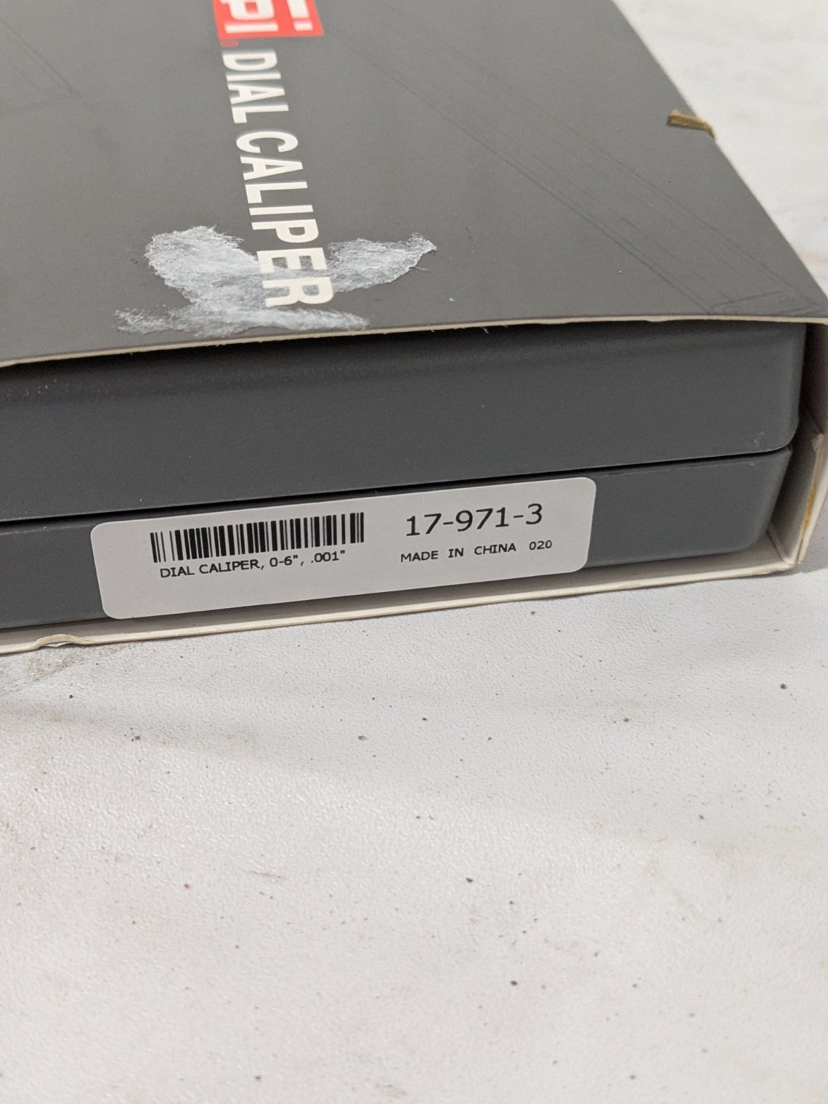 SPI Dial Caliper 0-6", Black Dial Face - 17-971-3