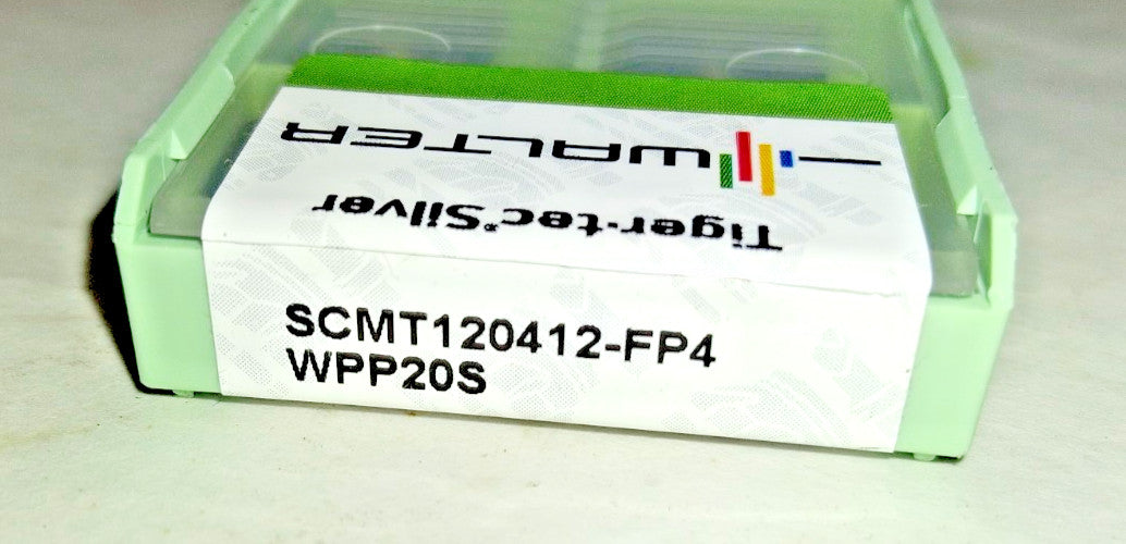 Walter Turning Insert SCMT433FP4 WPP20G Carbide 10 Qty 8204953