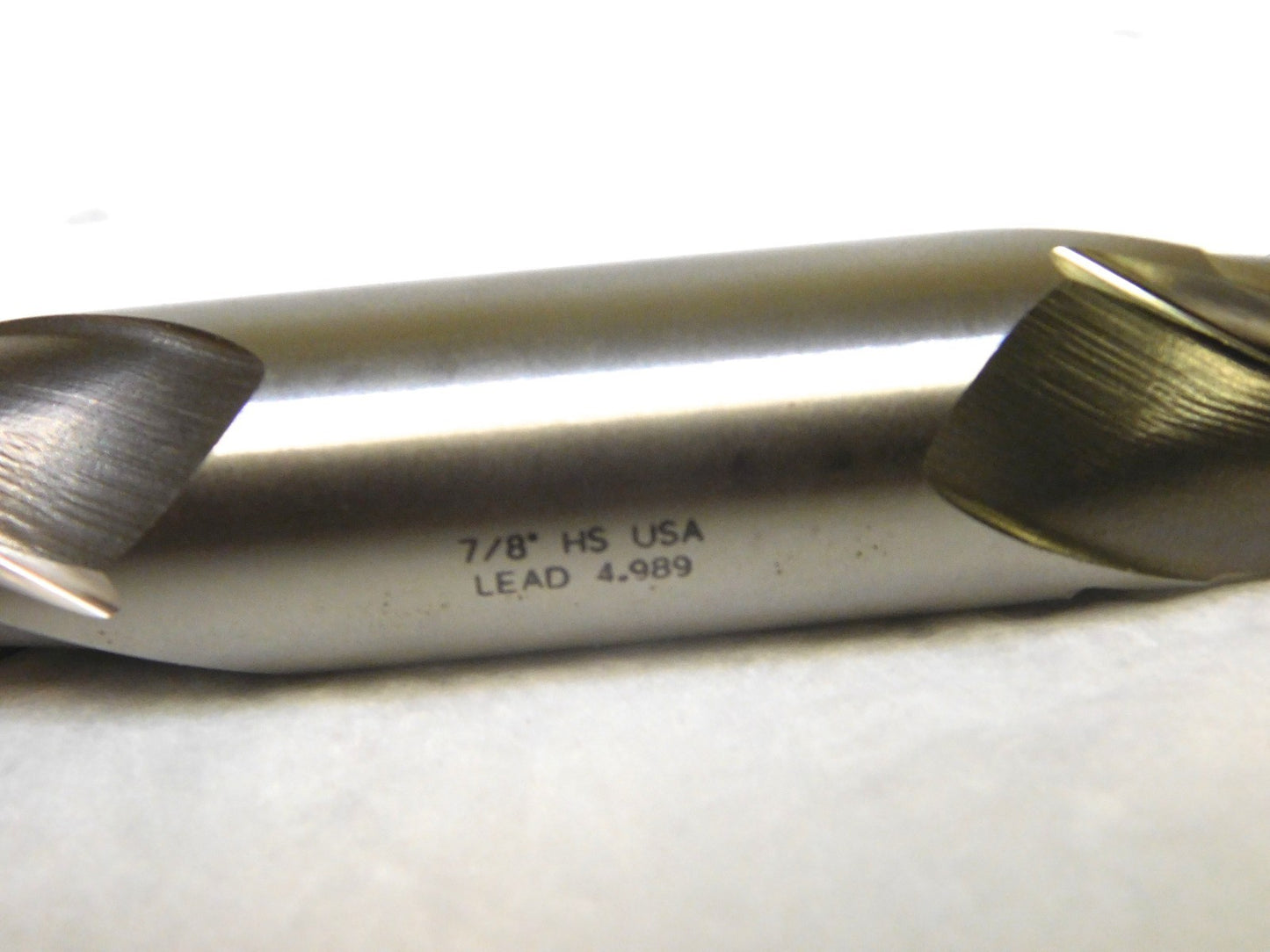 Precision HS Dbl End Mill 7/8 Dia 3Fl 1-7/8 LOC 7/8 Shk Dia 6-3/8 L 01714567