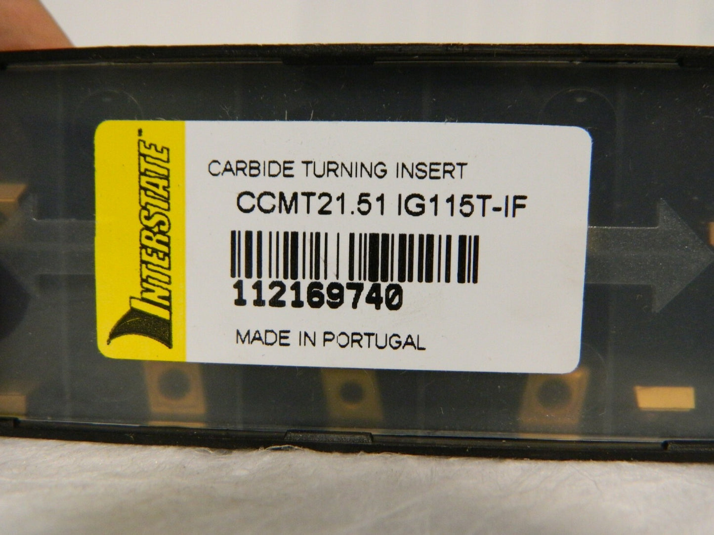 Interstate Carbide Turning Insert CCMT21.51 IF IG115T Grade Qty 10 112169740