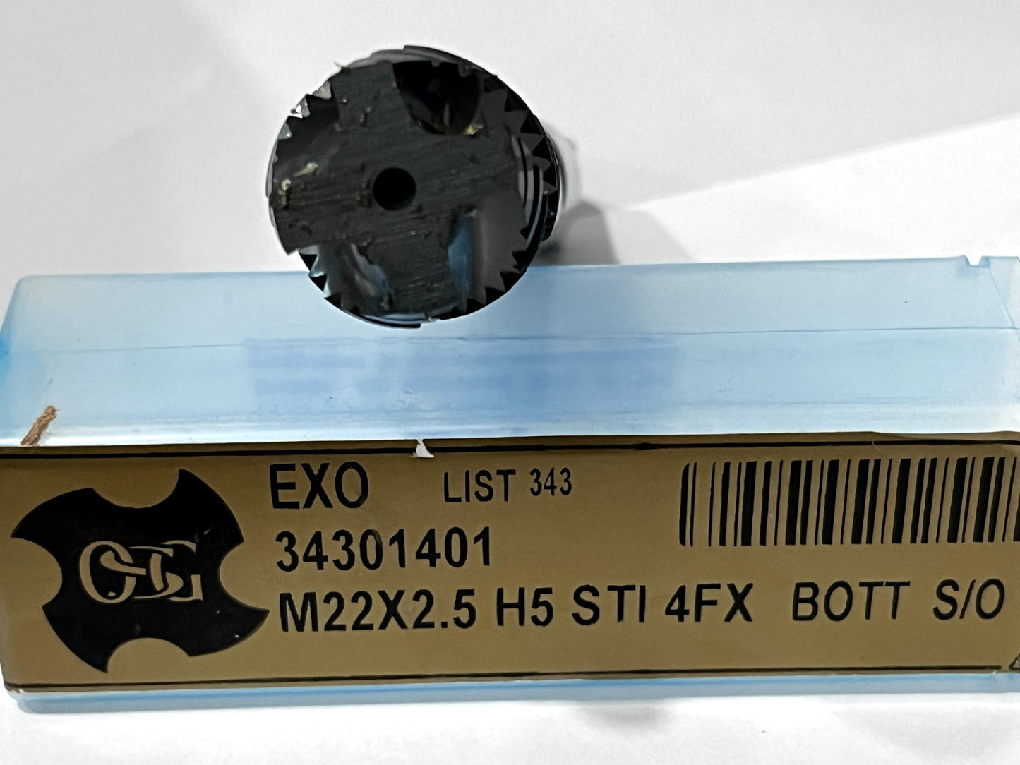 OSG M22x2.50, 4 Flute, 45° Helix Spiral Flute STI Tap 34301401