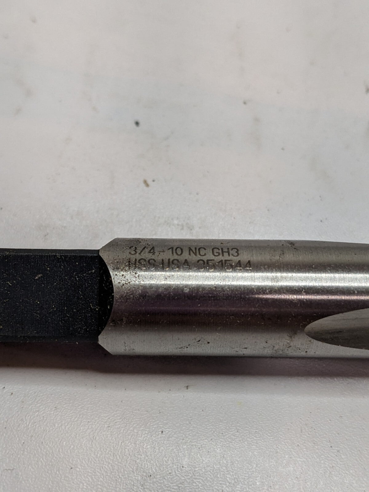 TITAN USA Spiral Point Tap: 3/4-10 UNC, 3 Flutes, Plug, 2B/3B TT91096