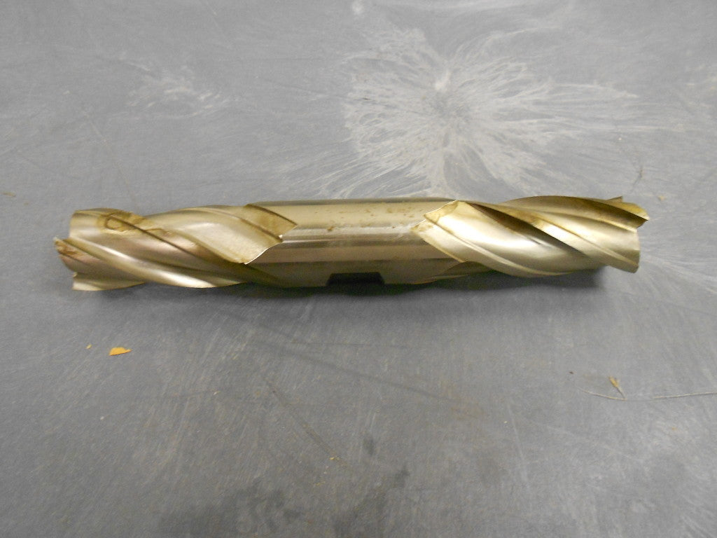 Eclipse 4-Flute 15/16" R/H Cut HSS Uncoated Double-End End Mill #469